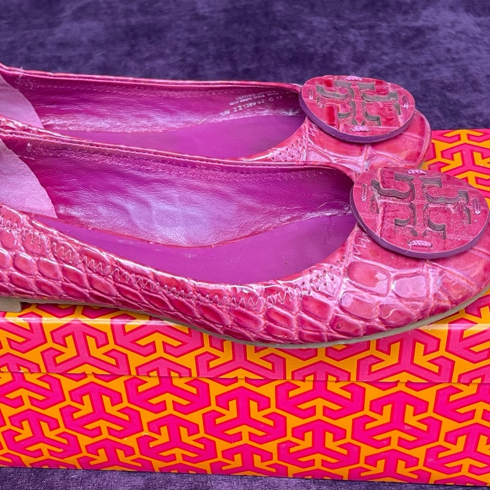Hot Pink Tory Burch Flats